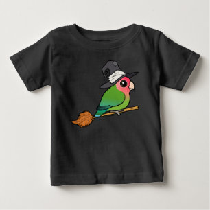 Birdorable Peach-faced Lovebird Halloween Witch Baby T-Shirt
