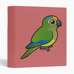 Birdorable Peach-fronted Parakeet Avery Signature Binder 8.5x11