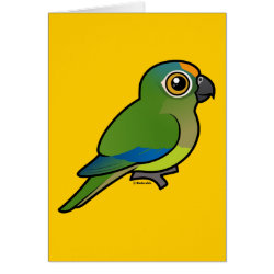 Birdorable Peach-fronted Parakeet Note Card