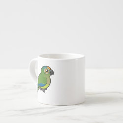 Birdorable Peach-fronted Parakeet Espresso Cup