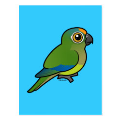 Birdorable Peach-fronted Parakeet Postcard