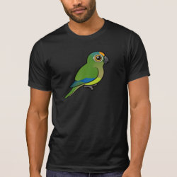 Birdorable Peach-fronted Parakeet Men's Alternative Apparel Basic Crew Neck T-Shirt
