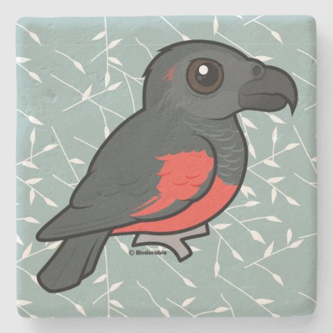 Pesquet's Parrot Limestone Coaster in Birdorable Shop