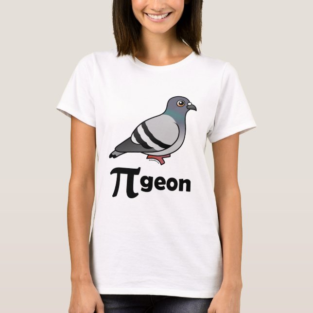 Birdorable PI-geon / Pigeon Pi T-Shirt (Front)