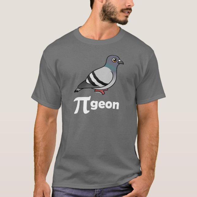 Birdorable PI-geon / Pigeon Pi T-Shirt (Front)