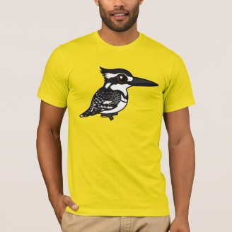 Pied Kingfisher Men's Basic American Apparel T-Shirt