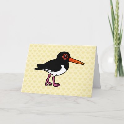 Birdorable Pied Oystercatcher Card
