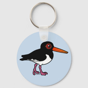 Birdorable Pied Oystercatcher Keychain