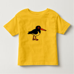 Birdorable Pied Oystercatcher Toddler Fine Jersey T-Shirt