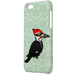 PIleated Woodpecker Case Savvy Matte Finish iPhone 5C Case