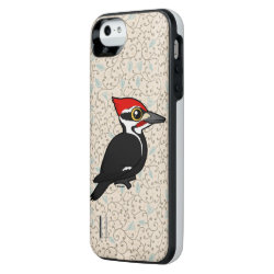 PIleated Woodpecker Uncommon iPhone 5/5s Clearly™ Deflector Case