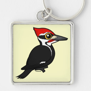Birdorable Pileated Woodpecker Keychain