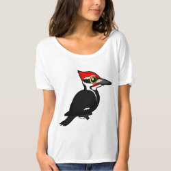 PIleated Woodpecker Women's Bella+Canvas Slouchy Boyfriend T-Shirt