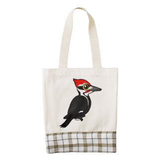 Birdorable Pileated Woodpecker Zazzle HEART Tote Bag