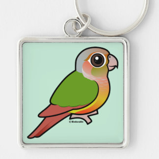 Birdorable Pineapple Green-cheeked Conure Keychain