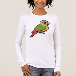 Pineapple Green-cheeked Conure Women's Basic Long Sleeve T-Shirt