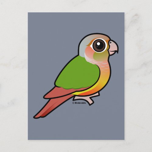 Birdorable Pineapple Green_cheeked Conure Postcard