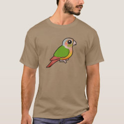 Pineapple Green-cheeked Conure Men's Basic Dark T-Shirt