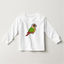 Pineapple Green-cheeked Conure Toddler Long Sleeve T-Shirt