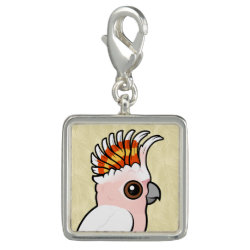 Pink Cockatoo Charm