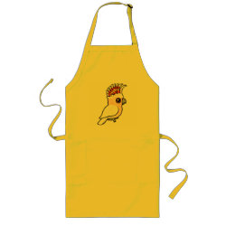 Pink Cockatoo Long Apron