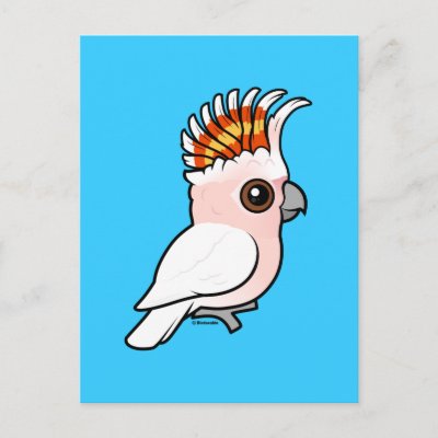 Birdorable Pink Cockatoo Postcard