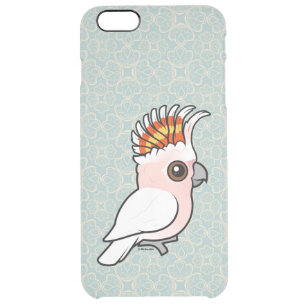 Birdorable Pink Cockatoo Clear iPhone 6 Plus Case
