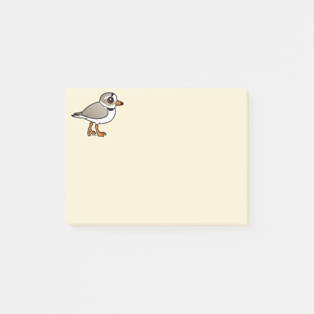 Birdorable Piping Plover Post-it Notes (Front)