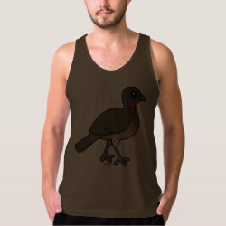 Plain Chachalaca Men's American Apparel Fine Jersey Tank Top