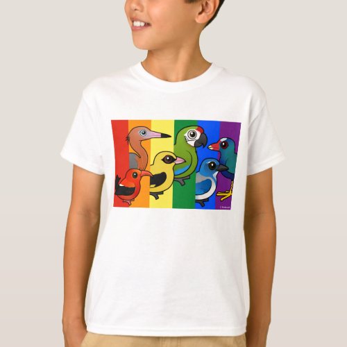 Birdorable Pride Flag T_Shirt