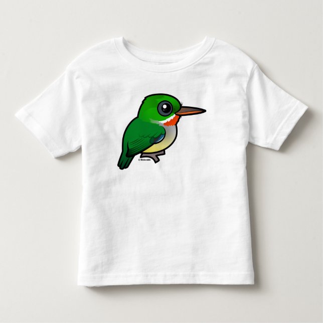 Birdorable Puerto Rican Tody Toddler T-shirt (Front)