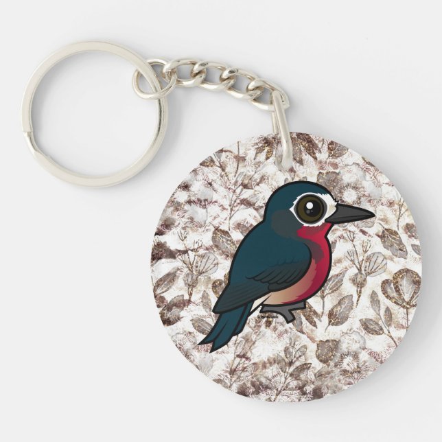 Birdorable Puerto Rican Woodpecker Keychain (Front)