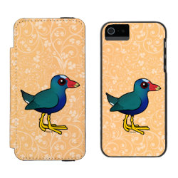 Purple Gallinule Incipio Watson™ iPhone 5/5s Wallet Case