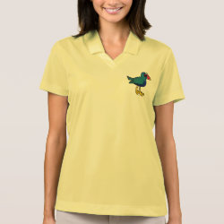 Purple Gallinule Women's Nike Dri-FIT Pique Polo Shirt