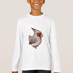 Pyrrhuloxia Women's Bella+Canvas Jersey V-Neck T-Shirt