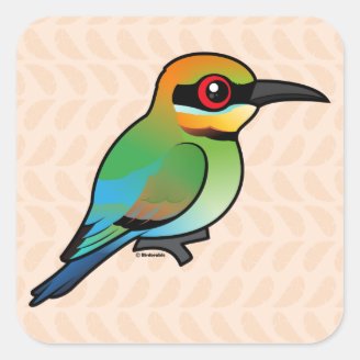 Rainbow Bee-eater Square Sticker