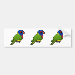 Birdorable Rainbow Lorikeet Bumper Sticker