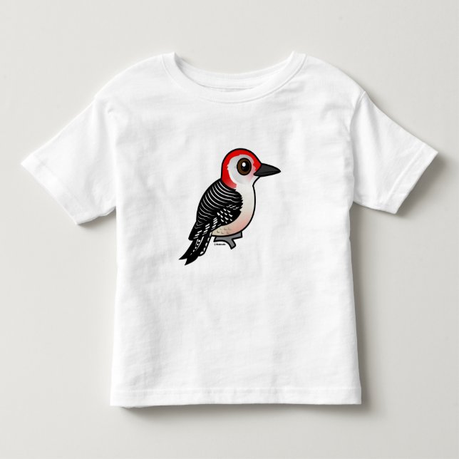 Birdorable Red-bellied Woodpecker Toddler T-shirt (Front)