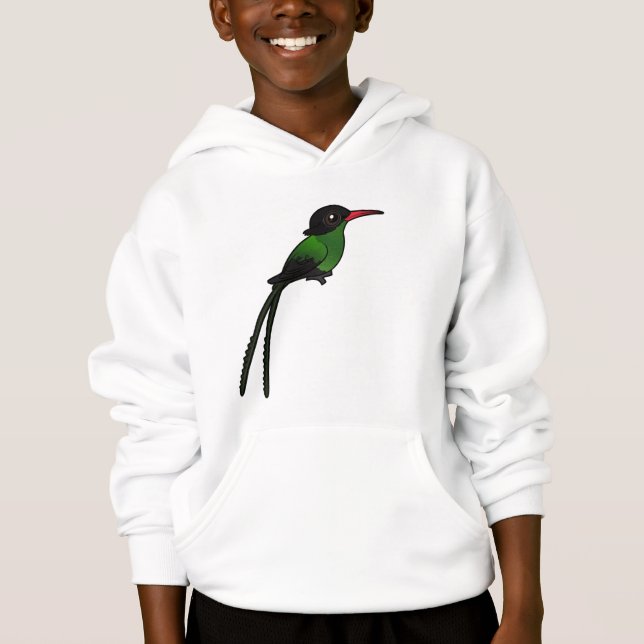 Birdorable Red-billed Streamertail Hummingbird Hoodie (Front)
