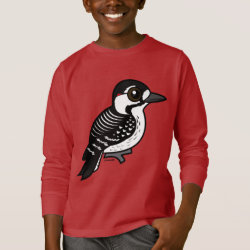 Birdorable Red-cockaded Woodpecker Kids' Basic Long Sleeve T-Shirt