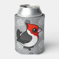 Red-crested Cardinal Can Cooler