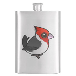 Red-crested Cardinal Stainless Steel Flask