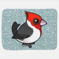 Red-crested Cardinal Baby Blanket