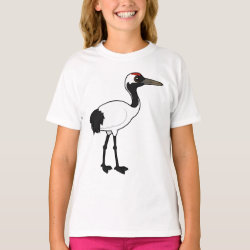 Red-crowned Crane Kids' American Apparel Organic T-Shirt