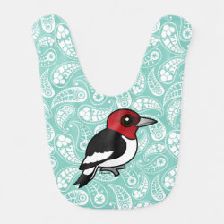Red-headed Woodpecker Baby Bib