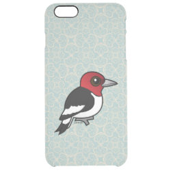 Red-headed Woodpecker Uncommon iPhone 6 Plus Clearly™ Deflector Case