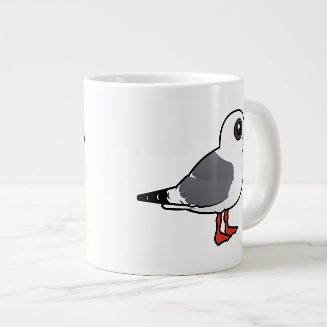 Birdorable Red-legged Kittiwake Giant Coffee Mug (Front Right)