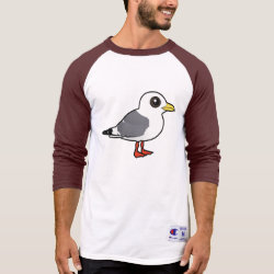 Red-legged Kittiwake Men's Champion Raglan 3/4 Sleeve Shirt
