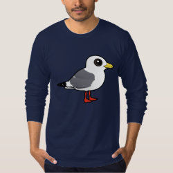 Red-legged Kittiwake Men's American Apparel Fine Jersey Long Sleeve T-Shirt