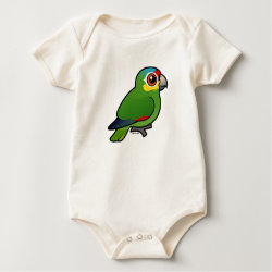 Birdorable Red-lored Parrot Infant Organic Creeper